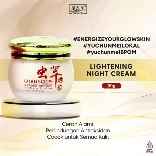 [BPOM ORIGINAL LOKAL] YU CHUN MEI Cordyceps Lightening Day & Night Cream Set