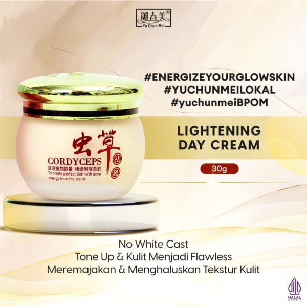 [BPOM ORIGINAL LOKAL] YU CHUN MEI Cordyceps Lightening Day & Night Cream Set